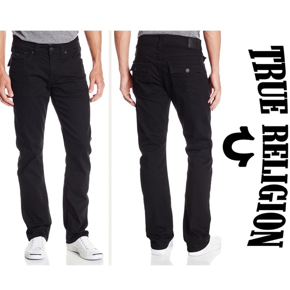 True Religion Other - True Religion Ricky Straight Leg Black Denim Jeans